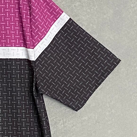 Callaway Men's Small Swing Tech Polo Shirt Sleeve UPF 50 Purple Orchid NEW - Picture 5 of 16